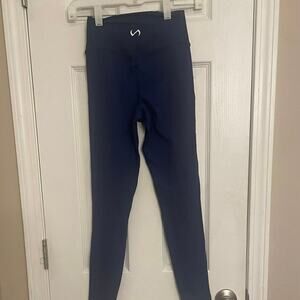 Tempo High Waisted Womens Workout Legging in Oxford Blue, A50